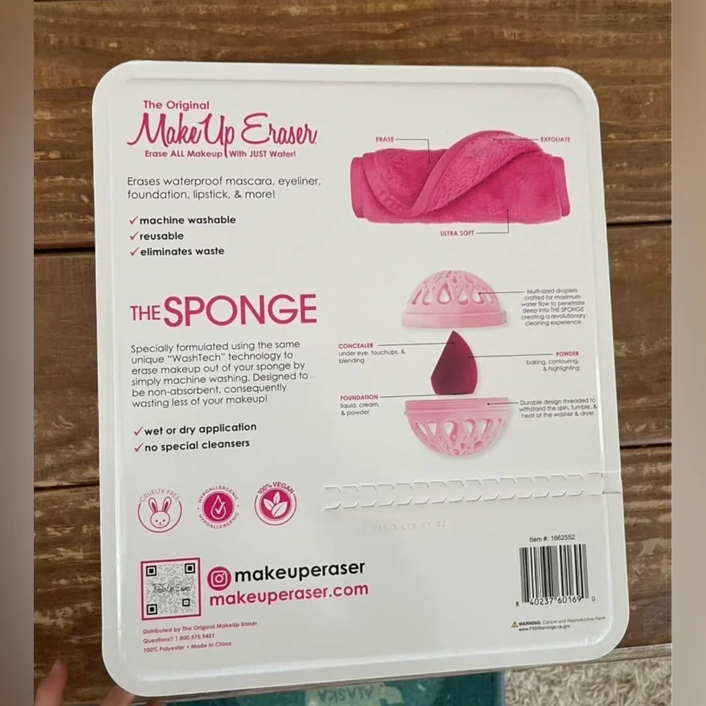 MakeUp Eraser achieve seamless